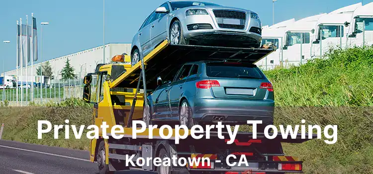 Private Property Towing Koreatown - CA